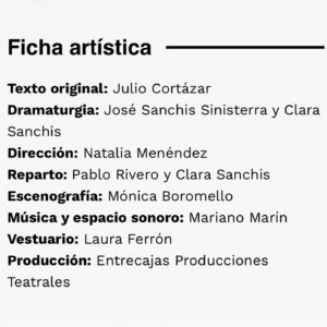 Pablo Rivero Instagram - Esta mañana ha sido la presentación de la programación del @teatroabadia de la mano de su director, mi admirado #juanmayorga y tengo la enorme suerte de cumplir un sueño y estar en uno de sus montajes.  Encima de la mano de @nataliamenendezoficial en la dirección, con textos de #juliocortázar , dramaturgia de #josesanchissinisterra y #clarasanchismira y producido por @entrecajasp OTRO SUEÑO!! #clarasanchismira y servidor bucearemos en los textos del maestro en #Cortazarenjuego del 23 de octubre al 7 de noviembre del 2024 en El Teatro de La Abadía 🎉 GRACIAS @naratalent @elvirasanchezgallo @saravalbuenal ❤️ me siento muy privilegiado.