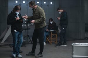 Pablo Schreiber Instagram - Filmmaking is the ultimate team sport. Everyone is affected by the choices and actions of the collaborators around them. Most of these relationships are not chosen. A huge part of making art is learning to make the most out of relationships and collaborations that might not be that exciting. But then once in awhile collaborators come along that just fit. Their sensibilities match yours, your tastes line up and everything feels better when they’re around. I had a number of these electric, fulfilling collaborations on Halo but in the wake of episode 6 and the wonderful reception it has received it felt like good timing to highlight a couple of those who play such a meaningful role in the second half of our season… 

First of all @jonliebesman directed the shit out of Episode 5 and 6! So much so that we had to beg him to come back for 8 and 9. In him I found a partner in crime who was as committed as I was to improving and elevating the show. Every day, every moment was an opportunity to fix something, to make something better. He was never content to settle for something ordinary when there was a better option. He has an exquisite eye, an indefatigable work ethic and a head of flowing locks that would make Samson self conscious. I feel so lucky that he was sent my way and I couldn’t have survived the experience without him. 

@charliemurphyactress ladies and gentleman… I warned you she was coming. This lady was a godsend!  She turned a very challenging part into a tour de force. She is a wonderful human being, a gifted, intelligent performer and a force of nature in a petite but mighty package. I can’t imagine anyone handling the strange waters and challenges of Halo season 1 with more grace and professionalism and talent than she did. She was a beacon for me thru the whole back half of the season. 

My eternal gratitude goes out to these 2 amazing collaborators, and the rest of the Halo team, for helping me, supporting me, teaching me and being really kick ass teammates! 

🙏🏼❤️

All photos taken by our amazing Digital Content Supervisor @annaveraphoto 🤗