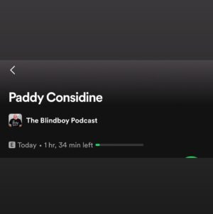 Paddy Considine Instagram - New podcast for a gorgeous walk. Myself and the actor Paddy Considine have great craic, chatting about creativity, art, music and both of us being autistic