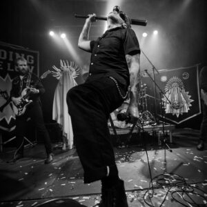 Paddy Considine Instagram - Thank you all that came to our hometown show @brewhouseartscentre in Burton on Friday night. We had an absolute blast. Let’s run it back next year… The show was captured by the brilliant @deniseespositoart 💀