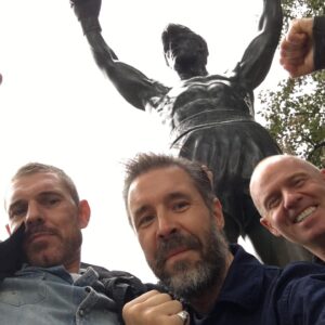 Paddy Considine Instagram - HAPPY 50th BIRTHDAY to my oldest mate MATT GALER. Keep punching brother 💥🥊