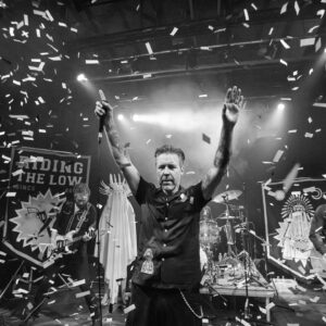Paddy Considine Instagram - Thank you all that came to our hometown show @brewhouseartscentre in Burton on Friday night. We had an absolute blast. Let’s run it back next year… The show was captured by the brilliant @deniseespositoart 💀