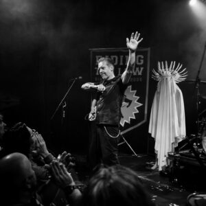 Paddy Considine Instagram - Thank you all that came to our hometown show @brewhouseartscentre in Burton on Friday night. We had an absolute blast. Let’s run it back next year… The show was captured by the brilliant @deniseespositoart 💀