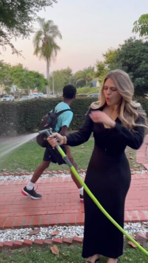 Page Kennedy Instagram - Boys smell the worst, especially middle schoolers. Good thing i got the @jakepaul W to hook young @kennedy_jayce up. #SprayEmUp