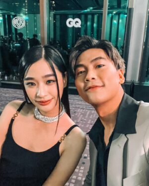 Panupan Jantanawong Instagram - 🤍🖤 #gqthailandmoty2022 ขอบคุณทาง GQ THAILAND ที่เชิญผมมาร่วมงานเพื่อมอบรางวัลให้กับ 3สาว ก้อยนัทตี้ดรีม 🥰