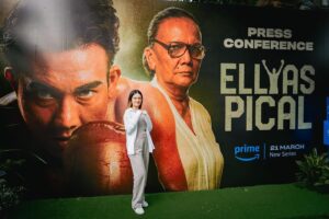 Parisa Shams Instagram - Press conference for “Ellyas Pical” 🎉 Tayang 21 Maret di @primevideoid