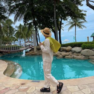 Park Jae-chan Instagram - @prada 

#pradatropico 🏝