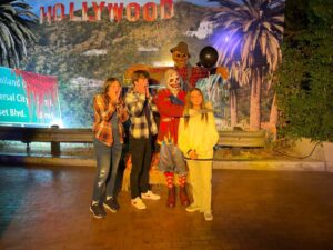 Parker Bates Instagram - Thank you @unistudios for a great night at horror nights! So much fun and it just gets better every year.