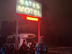 Parker Bates Instagram - Thank you @unistudios for a great night at horror nights! So much fun and it just gets better every year.