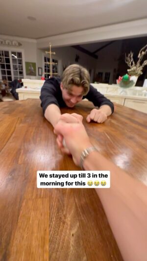 Parker Pannell Instagram - That last bounce was questionable 🤨 
#pingpong #game #friends