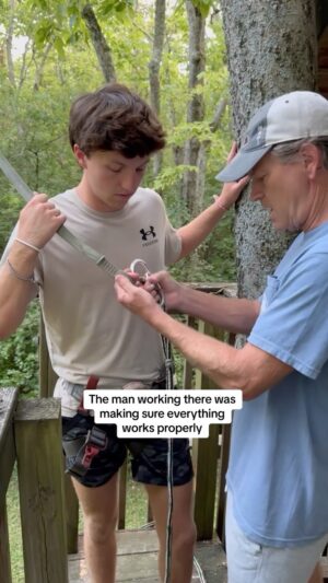 Parker Pannell Instagram - They’re definitely getting sued! 😡 
#zipline #adventure #outdoors