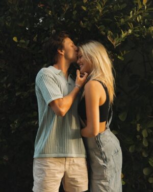 Parker Pannell Instagram - lovin’ on you forever🩵 
@capturedbybailee 

#couple #love #relationships