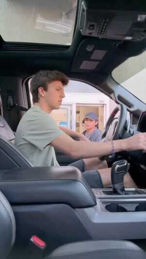 Parker Pannell Instagram - He actually fell for it 😭 
#drivethru #prank #comedy
