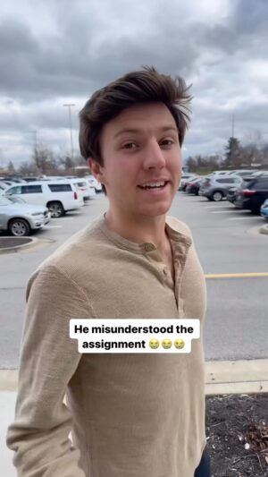 Parker Pannell Instagram - He let his intrusive thoughts slip out 😳 
#boyfriend #girlfriend #relationship