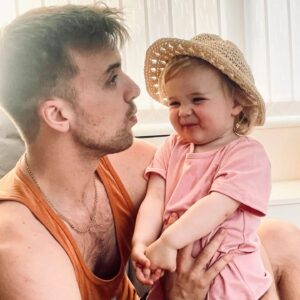 Parry Glasspool Instagram - Beauty and the baby