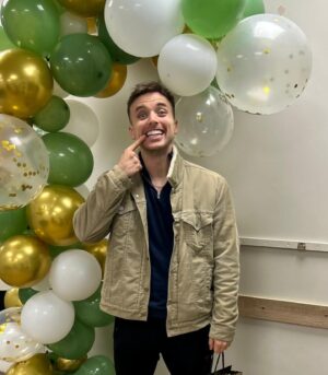 Parry Glasspool Instagram - Yesterday, @pazzyg1992 came in to see us for his final Invisalign appointment with us! 

What an #InvisalignJourney it has been!

Swipe to see the before and after 👉

If you want 𝙬𝙤𝙬 results, just like Parry, get in touch 👏

#SmileMakeover #Invisalign