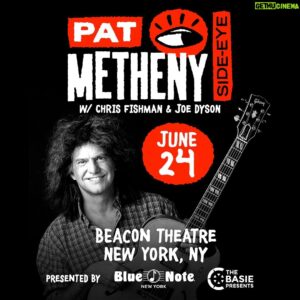 Pat Metheny Instagram - The First Show Announcement For 2023 - New York City!

Pat Metheny Returns To The 
@beacontheatre 
 
SATURDAY, JUNE 24

FAN PRE-SALE TICKETS AVAILABLE: 
WED, OCTOBER 19 @ 10AM
CODE: SIDEEYE

GENERAL ON-SALE TICKETS AVAILABLE: 
FRI, OCTOBER 21 @ 9AM

🎟️ Link in Bio