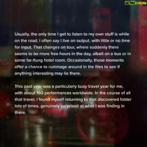Pat Metheny Instagram - Dream Box Liner Notes from Pat. New album out June 16. Pre-Order Now [Link in Bio]