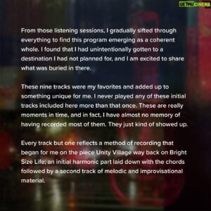 Pat Metheny Instagram - Dream Box Liner Notes from Pat. New album out June 16. Pre-Order Now [Link in Bio]