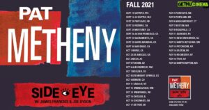 Pat Metheny Instagram - The Second Leg of the US Side-Eye Fall Tour starts next week!

📷 Jim Brock

[Link in Bio for tickets]