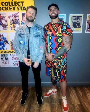 Pat Stay Instagram - Linked up with the goat, my brother @charronkotd