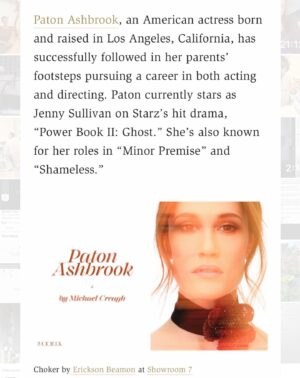 Paton Ashbrook Instagram - “By accepting who Jenny is (even if I disagree with the crazy, diabolical stuff she does), I end up accepting myself too.” - www.photobookmagazine.com/features/paton-ashbrook

@photobookmagazine #photobookmagazine
PhotoBook Editor-In-Chief: Alison Hernon @718blonde
PhotoBook Creative Director: Mike Ruiz   @mikeruiz.one @mikeruizone
Photographer: Michael Creagh @michaelcreagh
Talent: Paton Ashbrook @patonashbrook
Fashion Stylist: Alison Hernon at Exclusive Artists @718blonde @exclusiveartists
Hair: Olivia Halpin @oliviahalpin
Makeup: Ruth Fernandez @msruthiemakeup
Fashion Stylist Interns: Summer Safi
Tearsheets by Daniel López, Associate Art Director, PhotoBook Magazine @by_danalarcon
Interview by Alexis Yap, Contributor, PhotoBook Magazine @alexisyap_ 
#powerghost #ghostmode