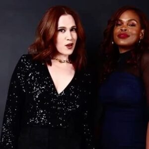 Paton Ashbrook Instagram - ✨ premiere night babayyy ✨ 
So many things to post, but for now here’s some highlights ♥️
Let me know what you thought of episode 1 in the comments!!! 🔥 😈🫣
#powerghost #ghostmode
Thank you to my team!
Styling: @hollievano 
MU: @romana117 
Hair: @christiestonehair 
Top: @mlmoniquelhuillier 
Pants : @thekooples 
👞: @stevemadden 
Necklace: @marthacalvo