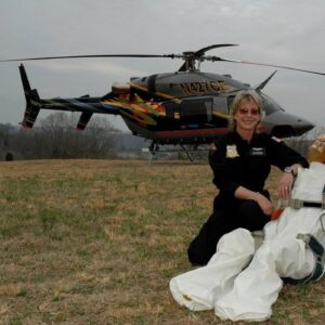 Patricia Cornwell Instagram - Crime scene simulation. Dropping a ballistic gelatin man out of a chopper.
Did his chute fail accidentally? (I don’t think so.)