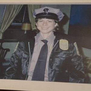 Patricia Cornwell Instagram - My volunteer policing days when Scarpetta was just beaming in…💕✍🏼🔍