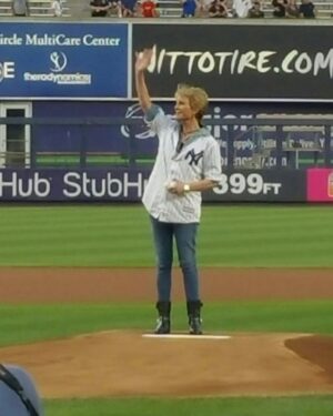 Patricia Cornwell Instagram - Throwing the first pitch…