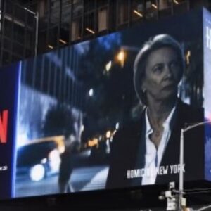 Patricia Cornwell Instagram - There’s my pal OCMEForensics Barbara Butcher in Times Square!

Don’t miss the premier of Homicide: New York  @netflix