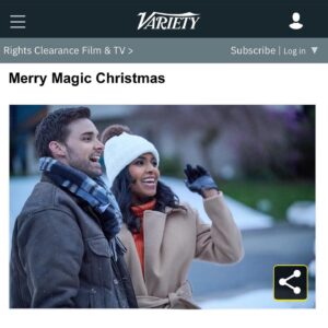 Patricia Isaac Instagram - This movie was a special one for me for three big reasons. 
1. I grew up obsessed with rom-coms.  That hasn’t changed.
2. I grew up obsessed with Christmas. That too, has not changed. 
3. After 27 different characters, this was my first time as a “leading lady” (said with immense gratitude and with/without an Audrey accent). 
-
Growing up, my rom com icons were Meg, Drew, Sandra, Julia, Jennifer (all the Jennifers). Not once did it occur to me that I had never seen one where the woman being pursued was South Asian. And if on the rare occasion I did see her (hello Sarita alà #MississippiMasala 😍) the story had a strong focus on her ethnicity. Which was beautiful and necessary and groundbreaking at the time.🙌🏼
I love my culture. Thing is, as a Sunday School going, Christmas celebrating, little girl whose folks met in SASKATCHEWAN CANADA, I didn’t entirely relate to those stories either. I loved watching movies about Diwali, but never experienced it myself (ps I’m open to invites 🙋🏻‍♀️).
-
“Merry Magic Christmas” tells the story about a girl, who just happens to be South Asian, named BETH. 
(Fun fact: IRL Indian people often ask me what my “real name” is. I swear to you it’s simply Patricia.)
Beth loves the heck out of her sister and her niece and will do whatever it takes to look out for them. If she happens to fall in love along the way, so be it.  If she also happens to bake Christmas cookies, decorate trees, and go to a Christmas market, so be it x2. 
-
Thank you with my whole heart to @lifetimetv @itsawonderfullifetime @annandbethcasting @reeloneentertainment for trusting me with Beth Mackay. 
Thank you @brianruberry for your story, @ameliaburstyn for your creativity and incredible support, @cassandraphillipsgrande for the most 🔥 wardrobe & always looking out for us. 
Thank you @anddunbar for your talent and warmth, @aadiladosani for being the best sister, @mela_pietropaolo for lighting up the set, @misscoreywoods for your contagious laughter, and @jeffgonek for your sass. 
Lastly, @aubreyarnason 😭. So grateful for your inspiring, powerful leadership and your massive heart. 
-
Friends if you’ve made it this far ommmggg thank you for reading. Love, P🎄
