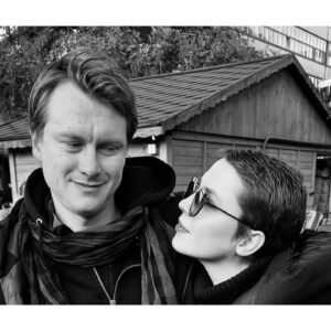 Patricia Janečková Instagram - @vlastimil_burda on the square 
#christmasmarket #ostrava #blackandwhite #smile #mylove