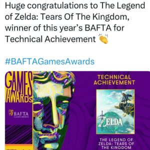 Patricia Summersett Instagram - Now it’s a #bafta winner ❣️
Bravo TotK team! 🎉

#loztotk