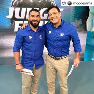 Patricio Freire Instagram - Ontem fui convidado aos estúdios Globo pra comentar o Jungle Fight junto ao @rhoodeslima. É muito bom ter a emissora abrindo espaço para  diferentes eventos , quem sabe não veremos a defesa do meu titulo em tv aberta! #Repost @rhoodeslima with @use.repost
・・・
Mais uma Faixa Combate na Globo!

Maior honra dividir a transmissão com essa lenda, nosso campeão Patrício Pitbull @patriciopitbull !

Muito obrigado vc aí que nos prestigiou com a sua audiência qualificada de sempre na transmissão do Jungle Fight 123!

🔥🔥🔥⚔️🛡️