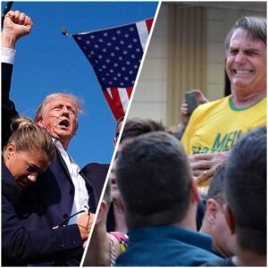 Patricio Freire Instagram - A esquerda do amor! Puta que pariu. Um leva um tiro no rosto, o outro, uma facada. Quer apostar quanto que essa galera vai dizer que foi um tiro fake, igual a facada que Bolsonaro levou?!

The peacefully left . Holy shit. One is shot in the face, the other is stabbed. How much do you want to bet that these people will say it was a fake shot, like the stab that Bolsonaro took?!
#MyPresident just survived an assasination attack,  Biden can’t  survive the airplane staircase.