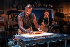 Patrick Gibson Instagram - CLYDE’S! 

@donmarwarehouse 
@lynettelinton1 
@lynnnottage 

📸 @marcsbrenner