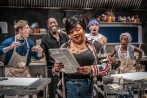 Patrick Gibson Instagram - CLYDE’S! 

@donmarwarehouse 
@lynettelinton1 
@lynnnottage 

📸 @marcsbrenner