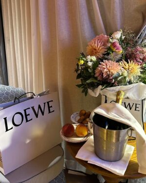 Patrick Gibson Instagram - @loewe @jonathan.anderson 

📸: @claireguillon