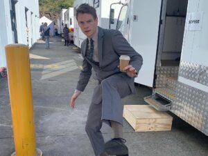 Patrick Gibson Instagram - The Portable Door is out now! 🚪✨ @skytv @mgmplus @stanaustralia @hensoncompany