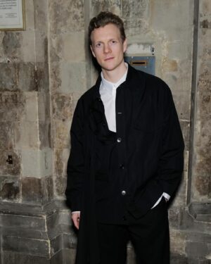 Patrick Gibson Instagram - Pure magic @simonerocha_  Fall ‘24 

Hair: @aj.tv @giellygreen 🖤