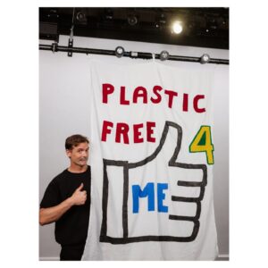 Patrick Grant Instagram - @community_clothing Organic Athletic represents completely new thinking in sportswear. 5 years in the making by our small team and our manufacturing partners, the pieces are made using 100% plant based, organic, natural, biodegradable performance textiles and contain absolutely no plastic, not in the fabrics, the thread, the labels or logos, or the packaging. We're very proud of what we've achieved.

Ps Banners made from old bedsheets and fabric scraps by the students at Bournemouth Uni, and @clairebensondance with the help of her sister Anna and others.