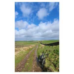 Patrick Grant Instagram - Bridleways and byways, Forest of Bowland National Landscape @forestofbowlandnl

Trusty @dawes_cycles super galaxy.