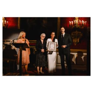 Patrick Grant Instagram - It's the way he tells em. 

I was honoured to be part of the first King's Foundation Awards at St James' Palace, alongside HM The King, and fellow ambassadors @sirrodstewart @davidbeckham @alantitchmarshmbe @penny.lancaster @sarah.beeny @raymondblanc @siennathing @edward_enninful @naomi . 

@kingsfdn is a brilliant charity providing opportunities for young people in some of the most deprived areas of the UK to learn everything from heritage crafts to regenerative farming, the stuff we should all get a chance to learn at school but most of us don't. It is also commited to helping rebuild communities around good work, in harmony with nature, something that is central to everything we do at @community_clothing. 

Congratulations to all of our wonderful winners, but especially to Ban Ki-Moon, the man under whose leadership the UN sealed the Sustainable Development Goals, and the Paris Climate Accords. Some legacy that.