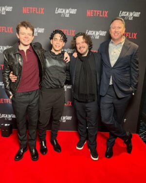 Patrick Holland Instagram - #lockwoodandco is out today on #netflix. I am grateful to be a part of this fab show but just a heads up if you want to catch me in it - don’t blink. 

Thanks to @jonathan.stroud for his books, @mrjoecornish and his team for their hard work and for taking a punt on us lot. It was a blast.

And another thank you to my agent @marylizmanagement 🙏