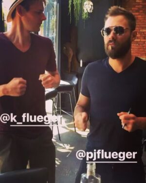 Patrick John Flueger Instagram - Best Brother Boogie Down •
#BestBrothers #HiatusBeardBeBanging•
•
 @k_flueger @msmayoalldayo