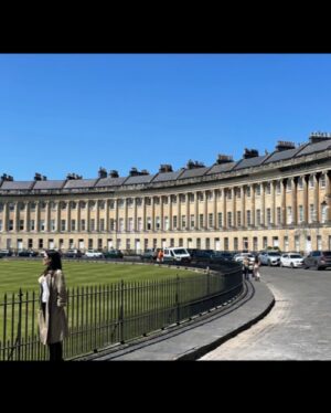 Patrick John Flueger Instagram - BATH 🇬🇧 Baby! Ancient Roman baths in the morning!!! High Tea at The Royal Crescent in the afternoon with Reemer.  Eating crumpets & tiny cute lil sandwiches. All stacked up? = A Damn Good Day!! #PaddyAndReemsKingUKongAdventure #HistoryGeeking