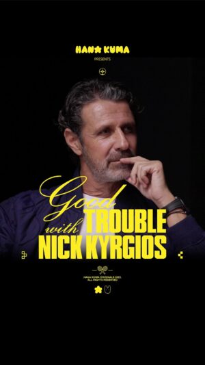 Patrick Mouratoglou Instagram - For all young athletes, listen to this advice. @patrickmouratoglou always keeps it real. Watch GOOD TROUBLE on the @hanakuma YouTube out NOW!