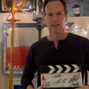 Patrick Wilson Instagram - Happy Holidays! Thanks to everyone who’s going or has gone to see #aquamanandthelostkingdom this weekend. So… here’s a one-of-kind clapboard from the set, with a whole bunch of signatures…and it can be YOURS at patrickwilson.betterworld.org. All proceeds go to my family’s charity (The Wilson Family Foundation), which gives college scholarships to young students who want to pursue a career in the arts. ❤️ You got till 8pm ET tomorrow(12/24). Go get it! And thank you. 😁🔱 @aquamanmovie @prideofgypsies @creepypuppet @thewilsonvan @nicolekidman @yahya Ho Ho Ho!