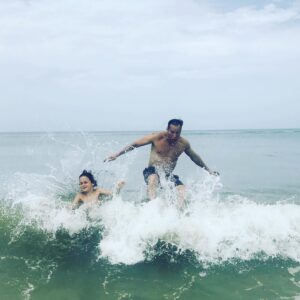 Patrick Wilson Instagram - Neeearly walking on water.
